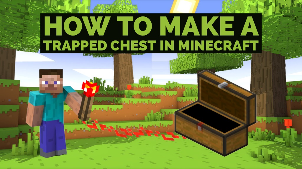 How to make a Trapped Chest in Minecraft KiwiPoints