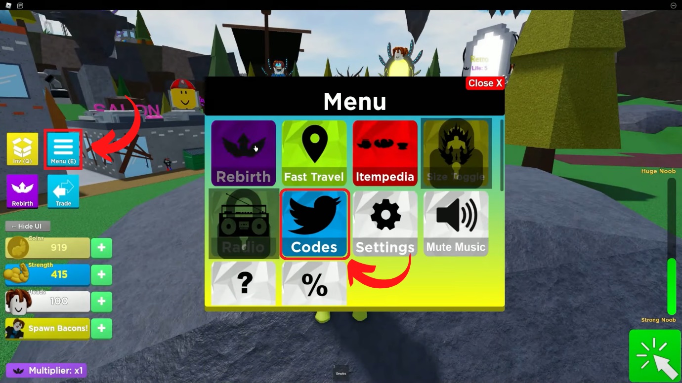 Roblox Mega Noob Simulator codes (June 2024) KiwiPoints