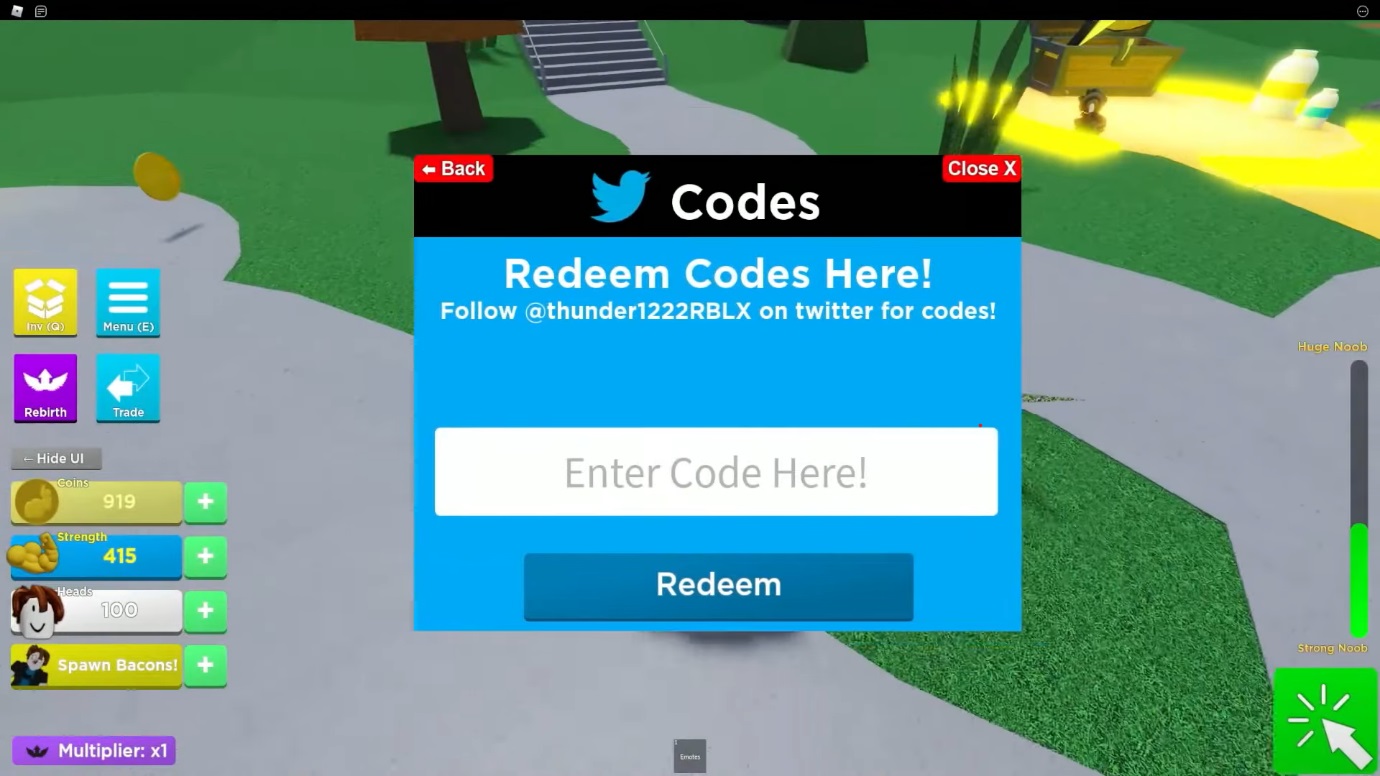 Roblox Mega Noob Simulator codes (June 2024) KiwiPoints