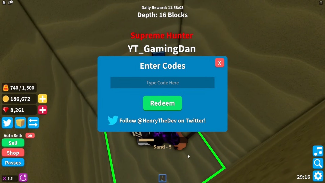 Roblox Treasure Hunt Simulator Codes (July 2024) KiwiPoints