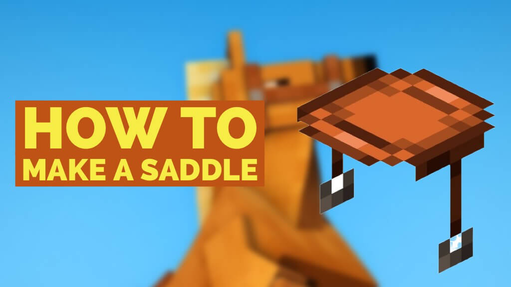How to make a Saddle in Minecraft KiwiPoints
