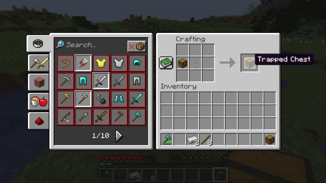 How to make a Trapped Chest in Minecraft KiwiPoints