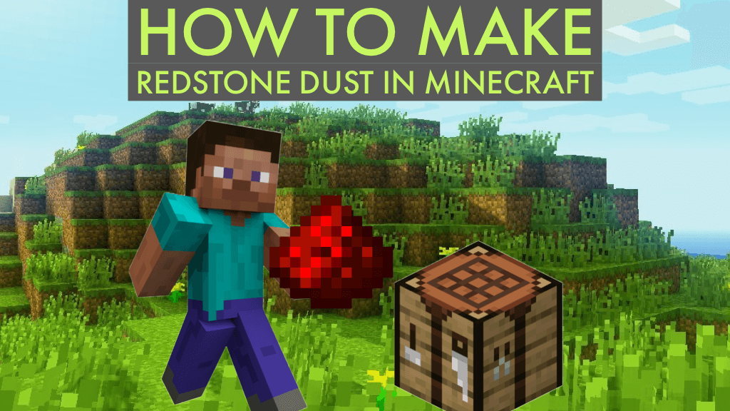 How to make Redstone Dust in Minecraft KiwiPoints