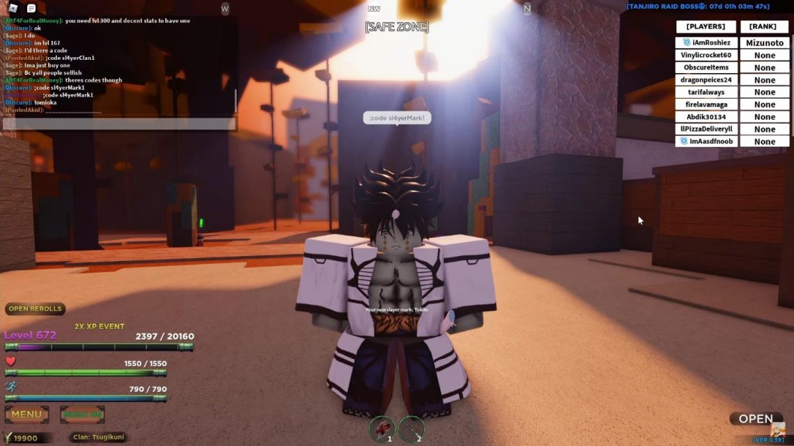 All Slayer Marks in Roblox Slayer Unleashed Rarity List (How to get a