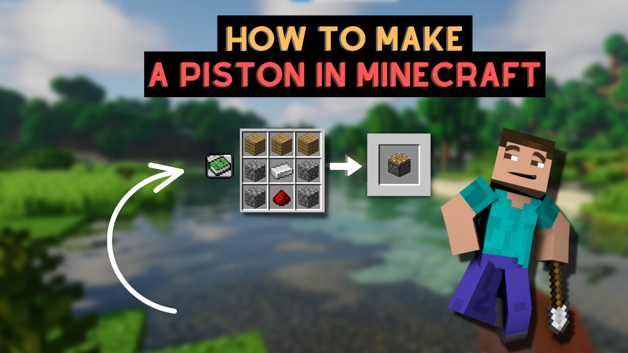 How to Make A Piston in Minecraft KiwiPoints