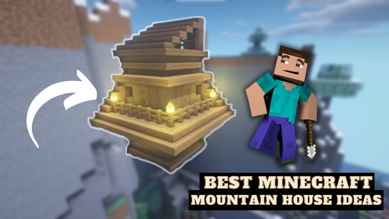 Minecraft  How to Build a Medieval Mountain House 