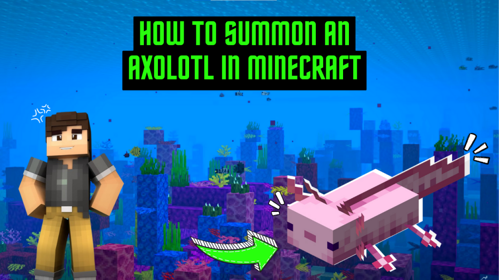 How to Summon an Axolotl in Minecraft KiwiPoints