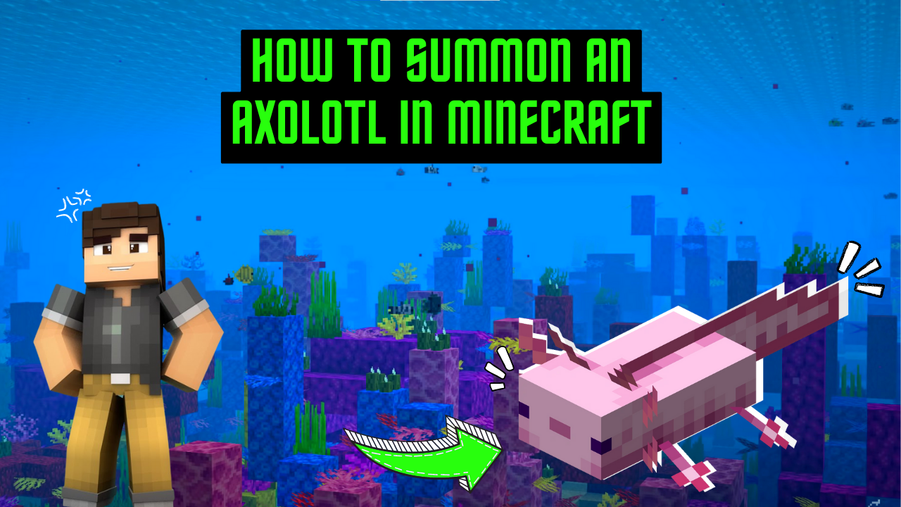 How to Summon an Axolotl in Minecraft KiwiPoints