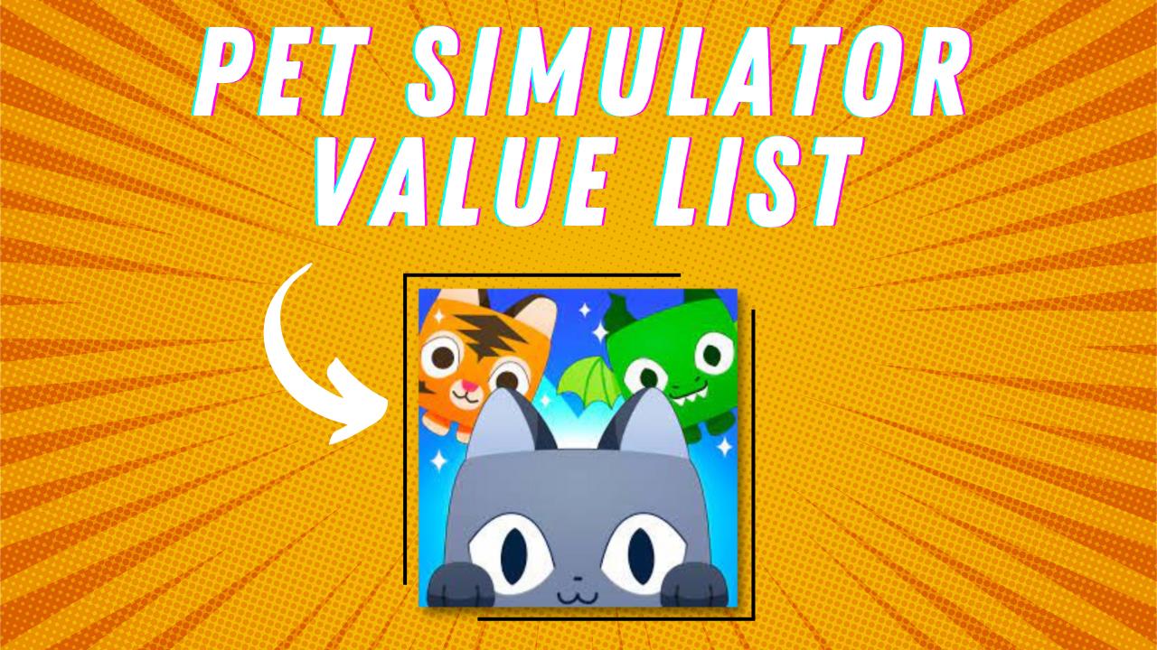 Pet Simulator X Value List KiwiPoints